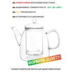 Чайник заварочный Olivetti Vetro GTK123, 1200 мл - фото 302868209