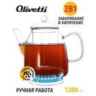 Чайник заварочный Olivetti Vetro GTK123, 1200 мл - Фото 2