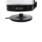 Чайник электрический Econ ECO-1845KE, 1500 Вт, стекло, 1,8 л, цвет чёрный - Фото 8