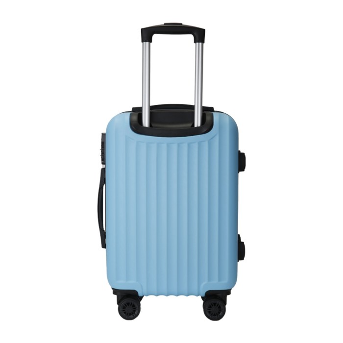 Чемодан Fusion FTS-1001-S, пластик, 56х38 см, 40 л, цвет голубой