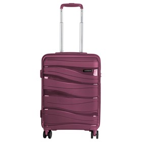 Чемодан National NLT101-S, пластик, 4 колеса, 24", цвет purple 9162044