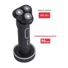 Электробритва Pioneer BS002, роторная, 3 головки, АКБ, серая - Фото 4