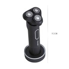 Электробритва Pioneer BS002, роторная, 3 головки, АКБ, серая - Фото 6