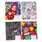 Тетрадь в клетку 24 листа, 4 вида МИКС, обложка мелованный картон, «Мстители» - Фото 3