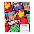Тетрадь в клетку 24 листа, 4 вида МИКС, обложка мелованный картон, «Мстители» - Фото 8