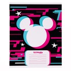 Тетрадь в клетку 24 листа, 4 вида МИКС, обложка мелованный картон, «Минни Маус» - Фото 6