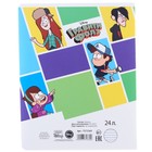 Тетрадь в линейку 24 листа, 5 видов МИКС, обложка мелованный картон, «Гравити Фолз» - Фото 4