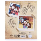 Тетрадь в клетку 24 листа, 5 видов МИКС, обложка мелованный картон, «Гравити Фолз» - Фото 5