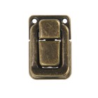 Замок для шкатулок, кейсов 35?25, цвет бронза, 10 шт. (комплект 3 шт) - фото 21690149