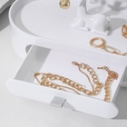 Подставка универсальная «Олень», овальная подставка, 26×25 см, белая - Фото 2