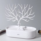 Подставка универсальная «Олень», овальная подставка, 26×25 см, белая - Фото 1