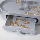 Подставка универсальная «Олень», овальная подставка, 26×25 см, серая - Фото 2