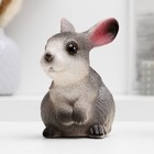 Копилка "Кролик серый" 10х8х12см - фото 11695130