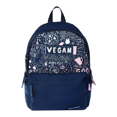 Рюкзак молодёжный Bruno Visconti VEGAN, 40×30×17 см, пенал в подарок