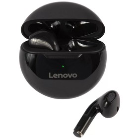 Наушники беспроводные Lenovo HT38, TWS, вкладыши, микрофон, BT 5.0, 250 мАч, черные