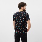 Футболка мужская KAFTAN "Xmas family" размер 50, черный - Фото 4