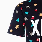 Футболка мужская KAFTAN "Xmas family" размер 50, черный - Фото 7
