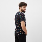 Футболка мужская KAFTAN "Xmas family" р.52, черный - Фото 3