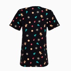 Футболка женская KAFTAN «Xmas family» размер 44-46, черный 7825747