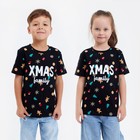 Футболка детская KAFTAN "Xmas family" , размер 32 (110-116), цвет чёрный 7825751 - фото 8844626