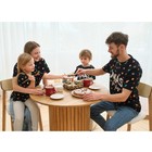Футболка детская KAFTAN "Xmas family" , размер 32 (110-116), цвет чёрный - Фото 11