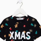 Футболка детская KAFTAN "Xmas family" , размер 32 (110-116), цвет чёрный - Фото 8