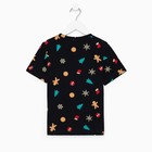 Футболка детская KAFTAN "Xmas family" , размер 32 (110-116), цвет чёрный - Фото 10