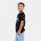 Футболка детская KAFTAN "Xmas family" , размер 34 (122-128), цвет чёрный - Фото 2