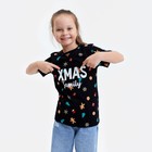 Футболка детская KAFTAN "Xmas family" , размер 34 (122-128), цвет чёрный - Фото 5