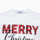 Футболка мужская KAFTAN «Merry Christmas» размер 50, белый 7825755