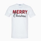 Футболка мужская KAFTAN "Merry Christmas" р.52, белый - Фото 5