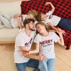 Футболка мужская KAFTAN "Merry Christmas" р.54, белый 7825757