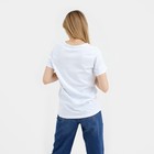 Футболка женская KAFTAN "Merry Christmas" р. 48-50, белый - фото 24628319