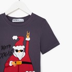 Футболка детская KAFTAN "Xmas family" , размер 32 (110-116), цвет серый - Фото 9