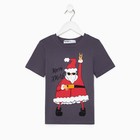 Футболка детская KAFTAN "Xmas family" , размер 36 (134-140), цвет серый - Фото 7
