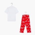 Пижама детская новогодняя: футболка, брюки, KAFTAN MEOWY XMAS, рост 98-104 см - Фото 11