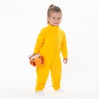 Комбинезон детский, цвет жёлтый, рост 104-110 см - фото 318975443