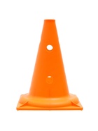 Конус - фишка, пластиковая, спортивная, разметочная, с отверстиями, 32 см, цвет оранжевый - Фото 2
