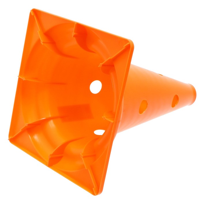 Конус с отверстиями, 32 см, цвет оранжевый - фото 1906045123