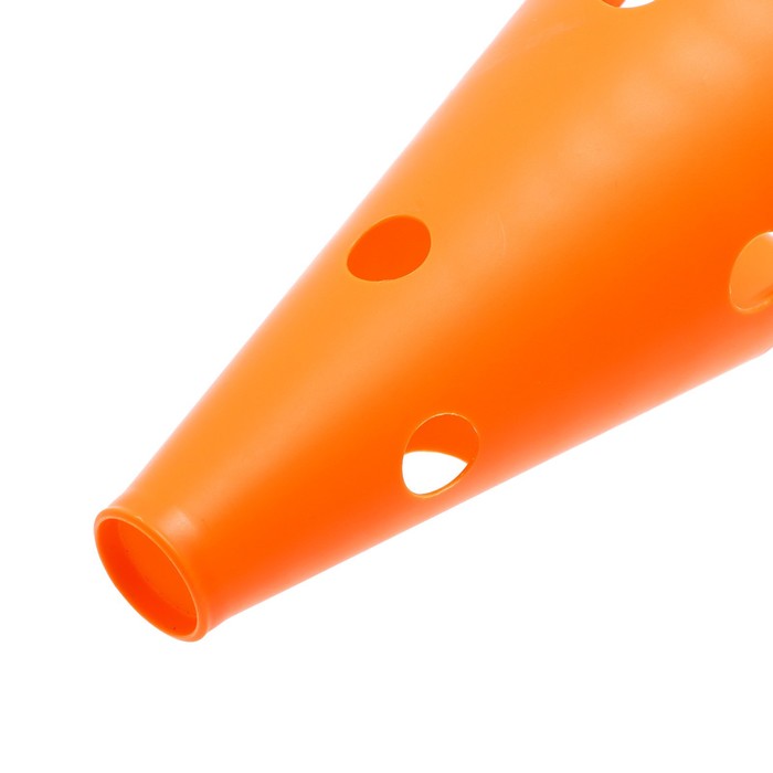Конус с отверстиями, 32 см, цвет оранжевый - фото 1883951642