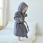 Халат махровый детский «Экономь и Я», размер 28, 340 г/м², хлопок 100% с AIRO, серый - Фото 2