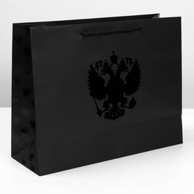 

Пакет подарочный «Герб», L 40 × 31 × 14 см