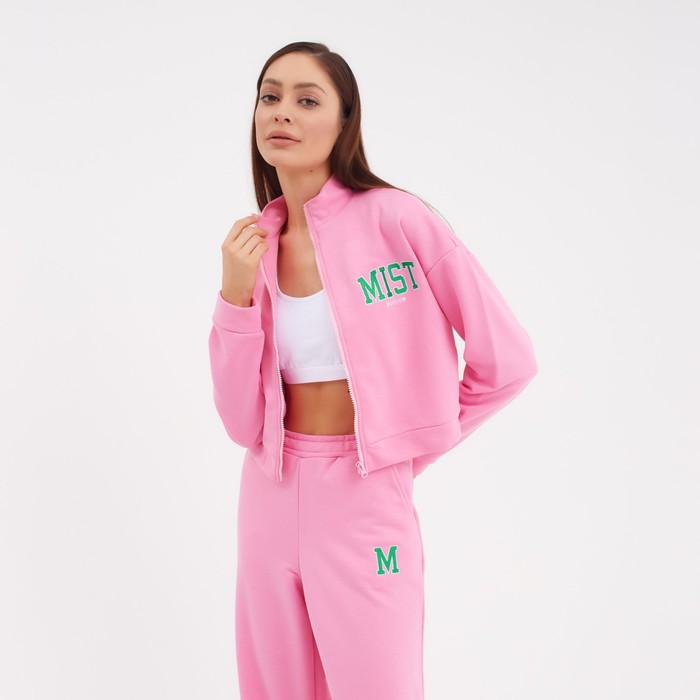 Костюм женский (джемпер и брюки) MIST, р. 48-50, розовый 55538