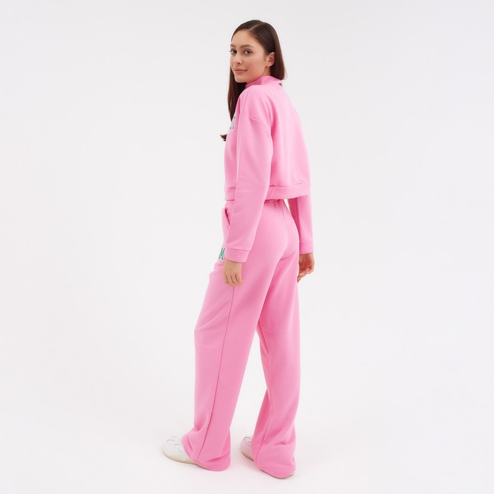 Костюм женский (джемпер и брюки) MIST, р. 48-50, розовый 55538