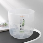 Кашпо для цветов со вставкой «Линель», 4.5 л, d=19 см, h=19 см, прозрачное - Фото 6