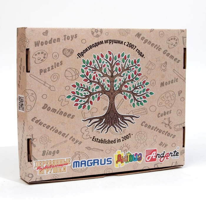 Пазл. Ассоциации. «Ищем слова на одну букву» 60 больших элементов, развивающая игра 55541