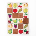 Мемори «Овощи и фрукты» 24 деревянных элемента - фото 9267845