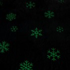 Плед с рукавами светящийся в темноте Этель "Снежинки" 150*200, 100% п/э, 220 гр/м2 - Фото 3