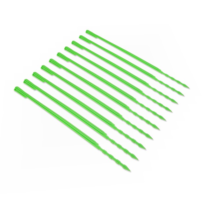 Колышек, h = 40 см, набор 10 шт., зелёный, Greengo - фото 1908954166