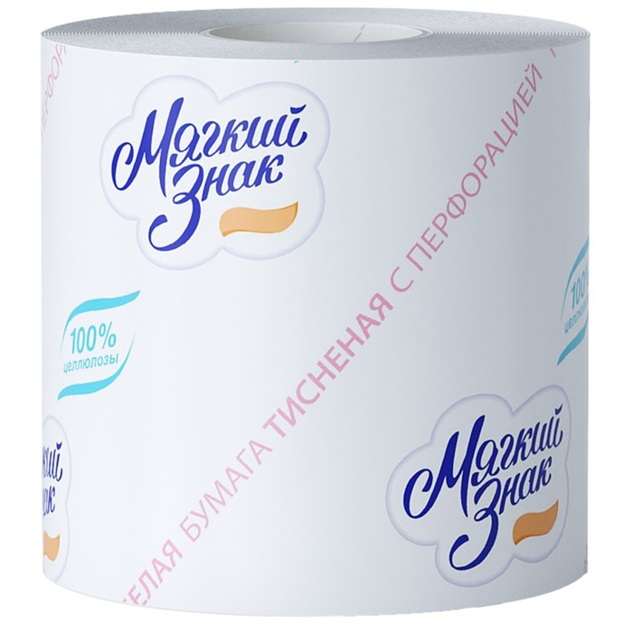 Туалетная бумага «Мягкий знак» 1 слой, 51 м - Фото 1